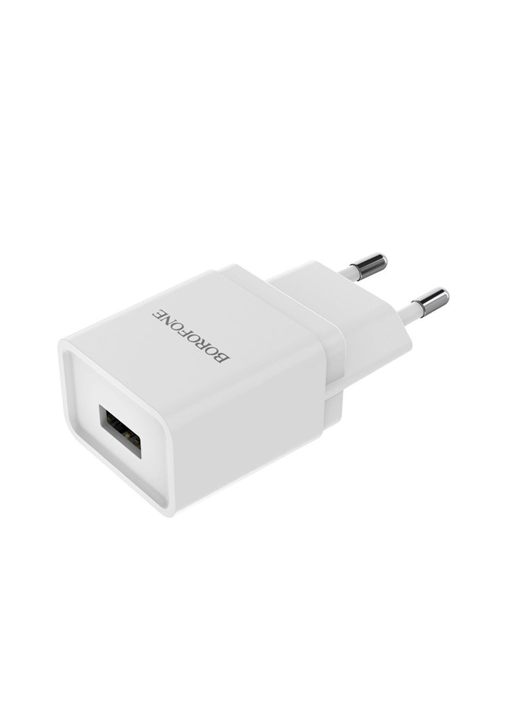 Зарядний пристрій BA19A 1 USB 1A колір білий ЦБ-00204683 Borofone (259443119)