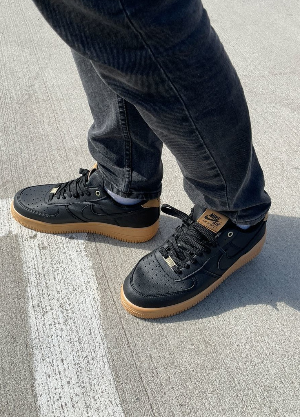 Nike air force black 219 best sale