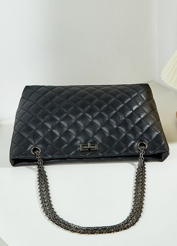 Женская классическая сумка шопер черная No Brand (266337961)
