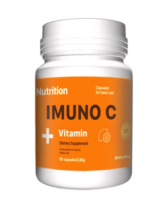 Вітамін С Imuno C Vitamin 60 капсул EntherMeal (257941105)