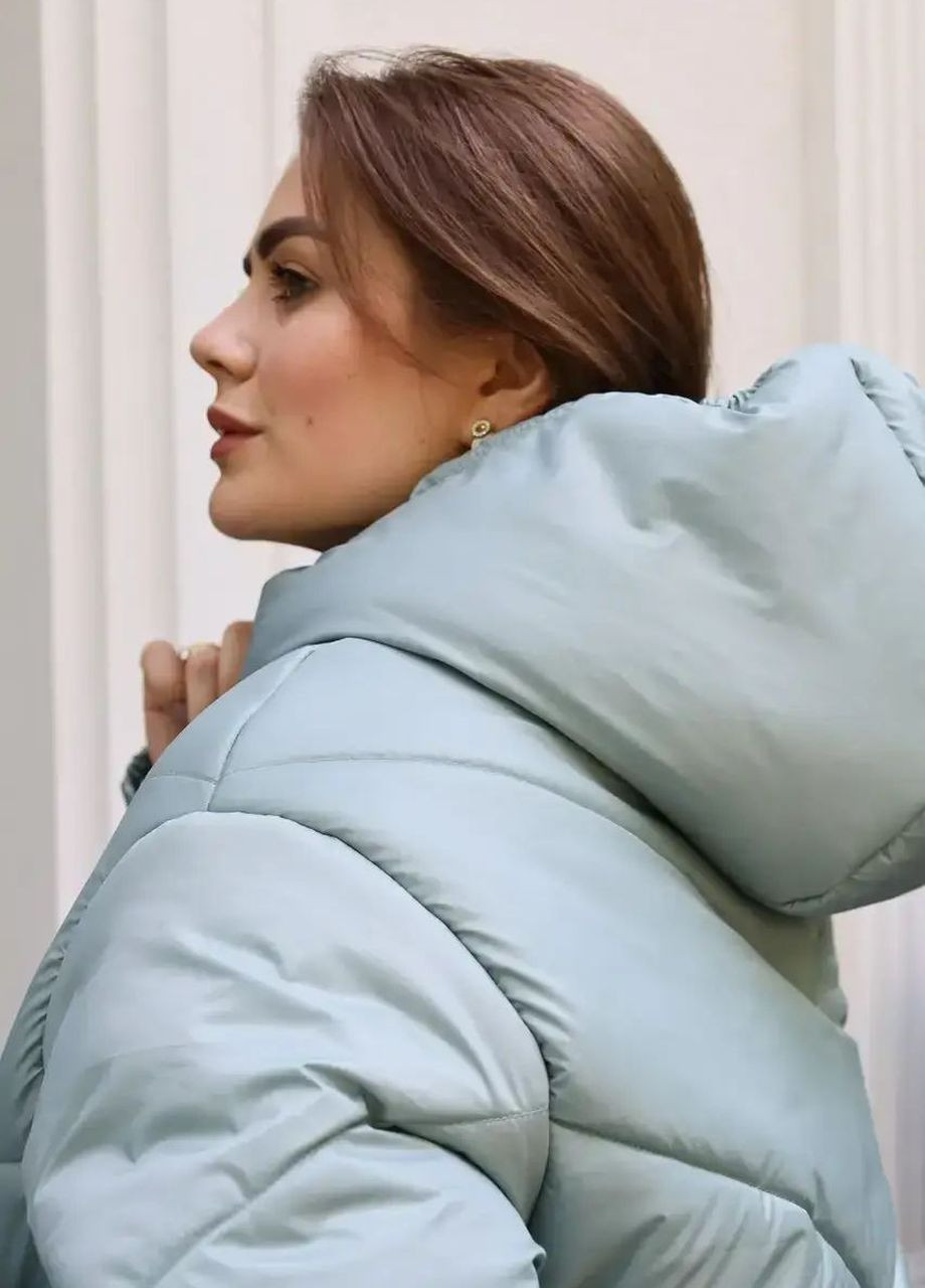 Мятная зимняя женская зимняя куртка SK