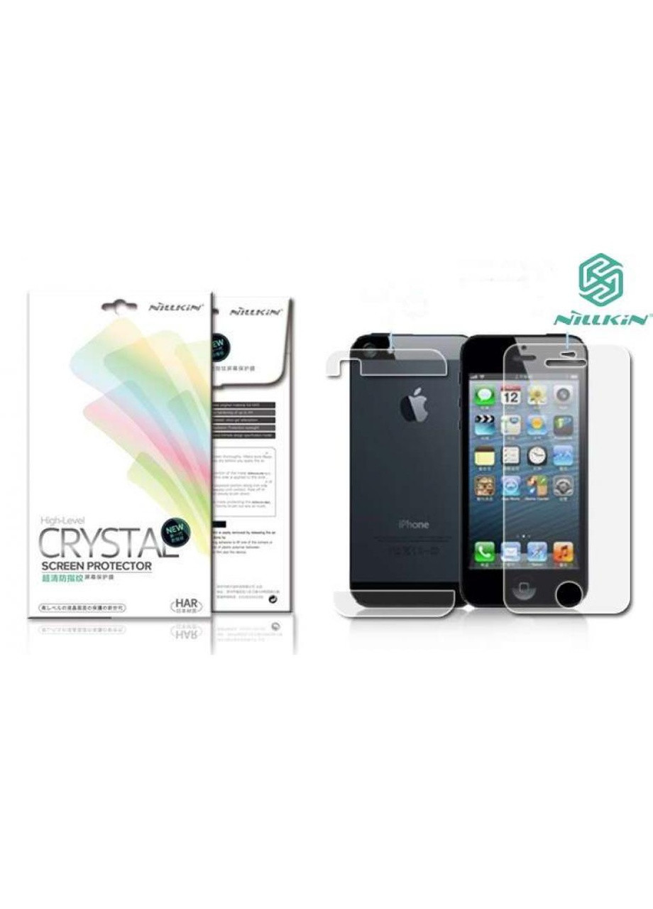 Захисна плівка Crystal (на обидві сторони (задня низ+верх)) на Apple iPhone 5/5S/SE Nillkin (258788647)