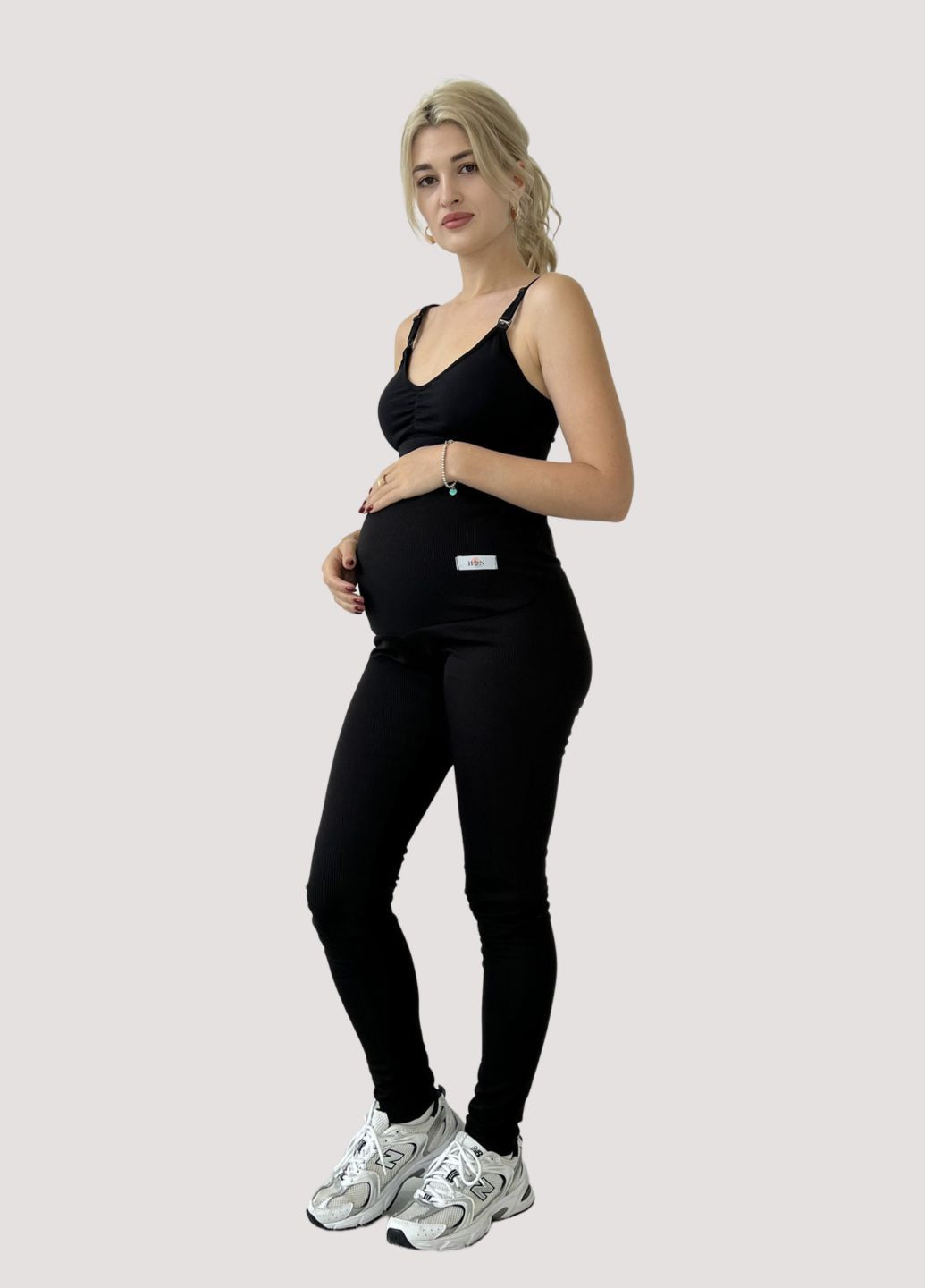 Утепленные лосины в рубчик для беременных HN (272593071)