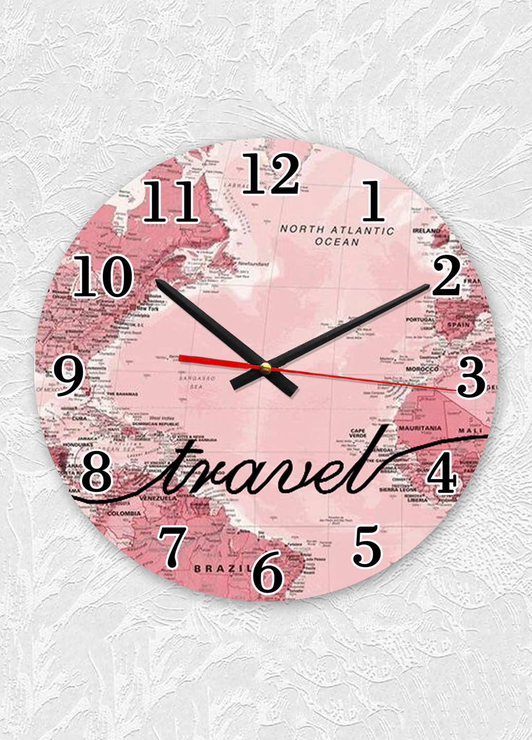 Часы настенные :: Путешествия. Карта (принт 319) Creative (267579235)