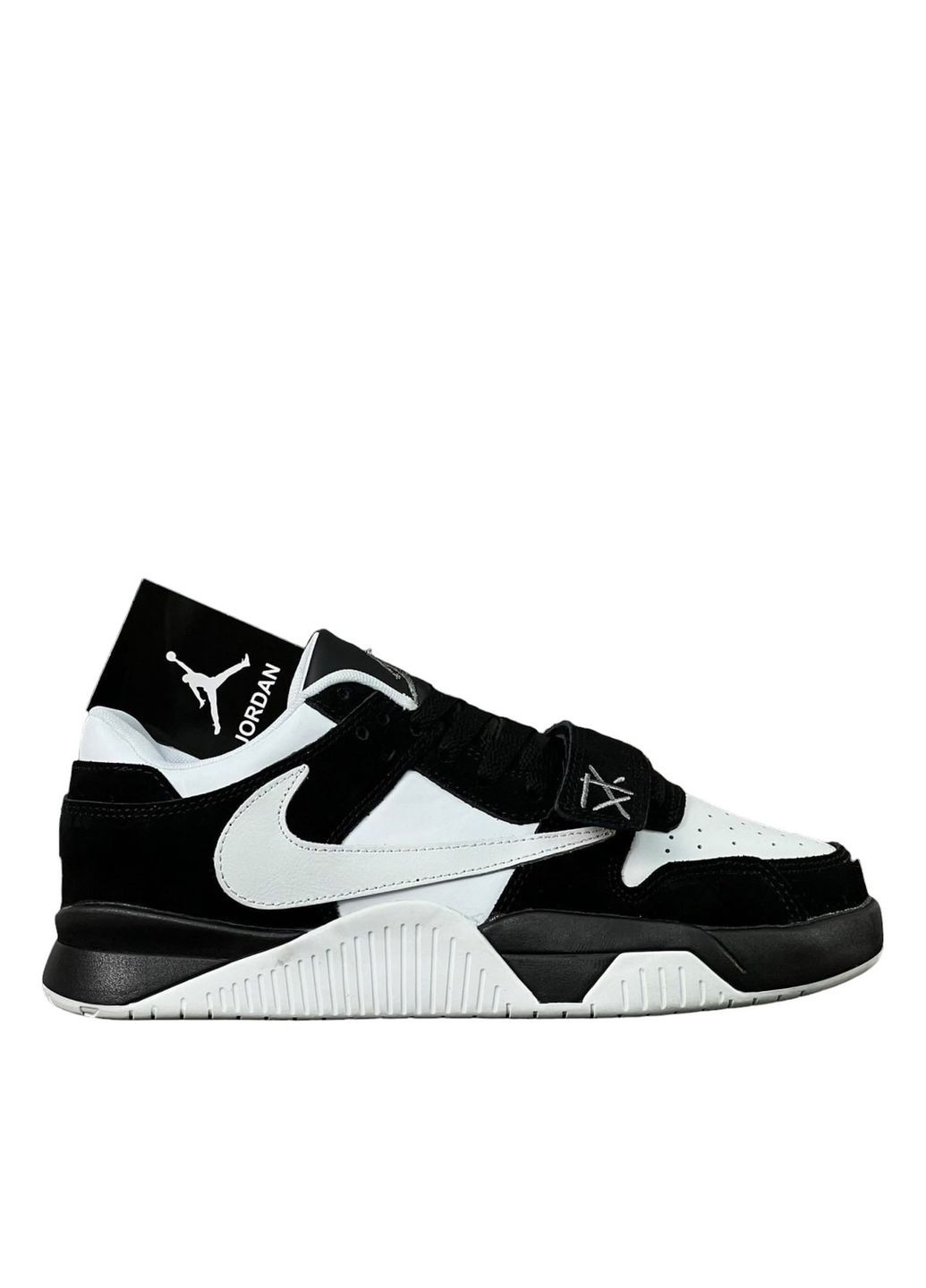 Комбіновані Осінні кросівки чоловічі, вьетнам Nike Travis Scott x Jordan Jumpman