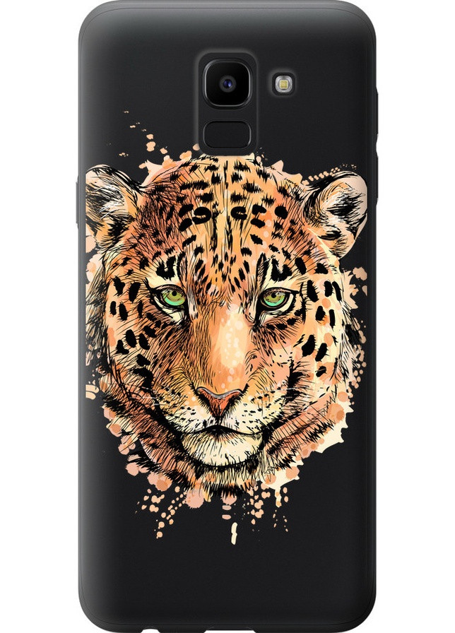 Силиконовый чехол 'Леопард v2' для Endorphone Samsung Galaxy J6 2018 (258094465)