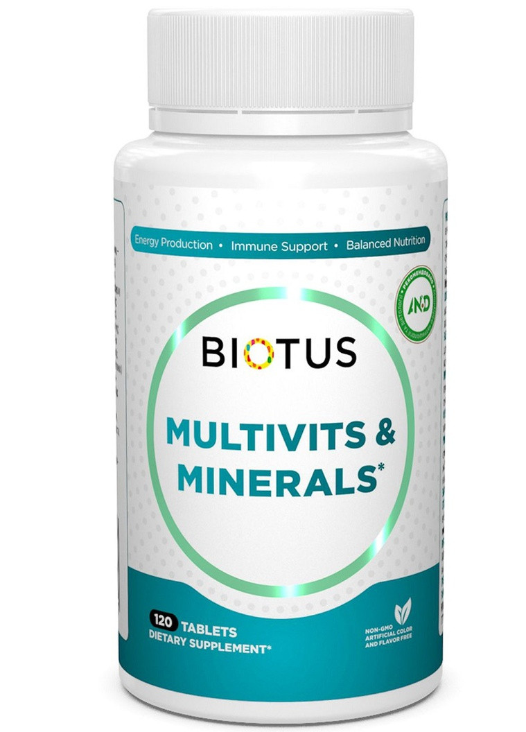 Multivits & Minerals 120 Tabs BIO-531187 Biotus (257252845)