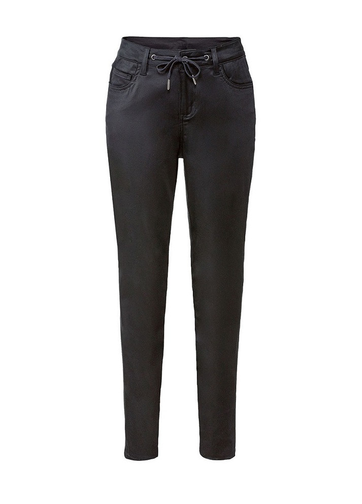 Черные кэжуал летние укороченные, зауженные брюки Esmara