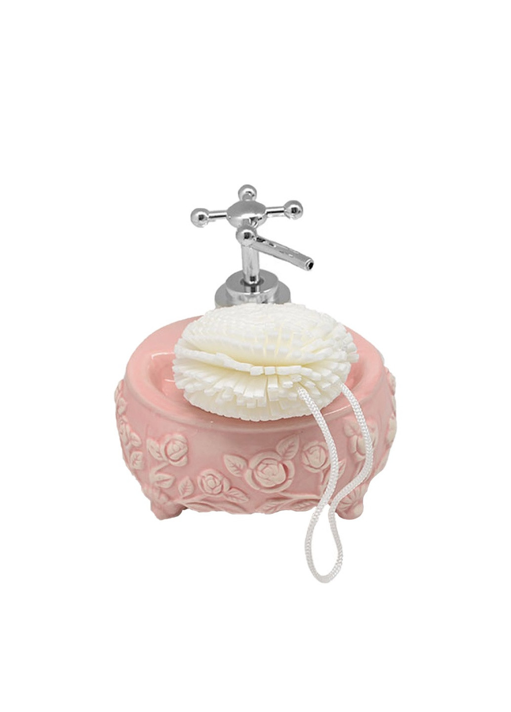 Дозатор для жидкого мыла "Washbasin2" цвет розовый ЦБ-00200575 No Brand (259422729)
