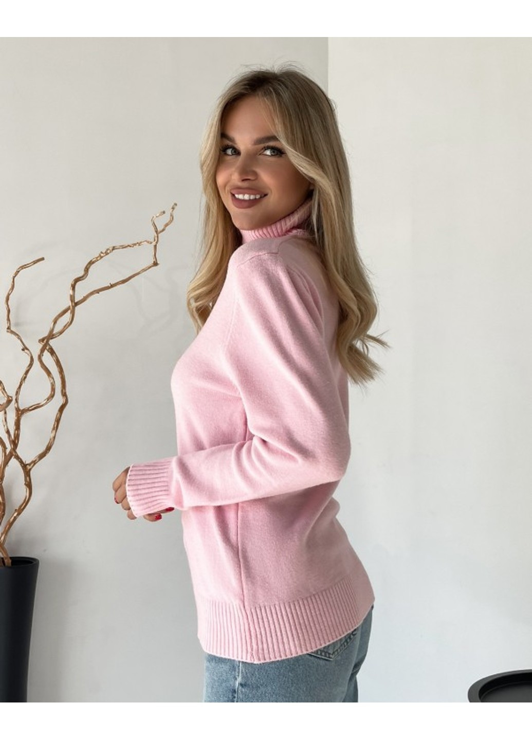 Розовый свитера wn20-579 розовый ISSA PLUS