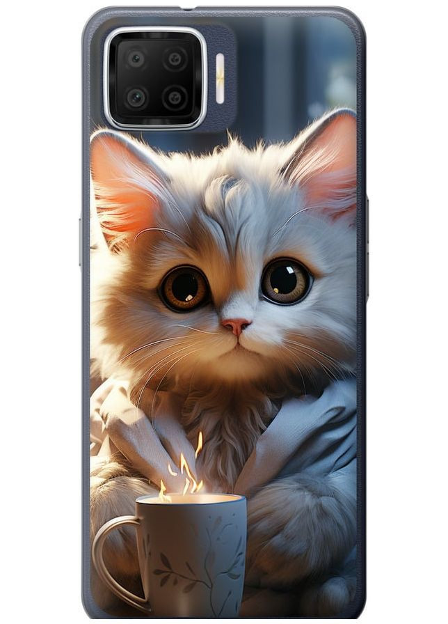Силиконовый чехол 'White cat' для Endorphone oppo a73 (265394938)