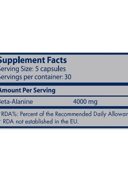 Beta Alanine Caps 150 Caps Scitec Nutrition (256723622)