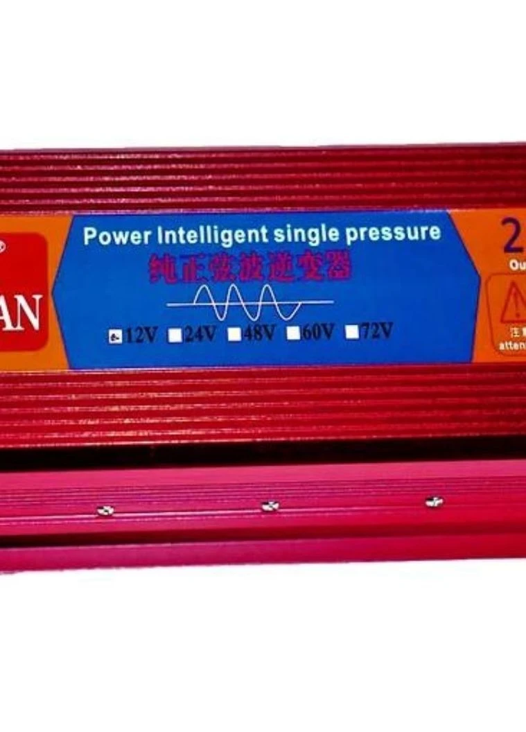 Перетворювач напруги з 12V на 220V 2200W (15) червоний (MER-15374_2007) XPRO (261330223)