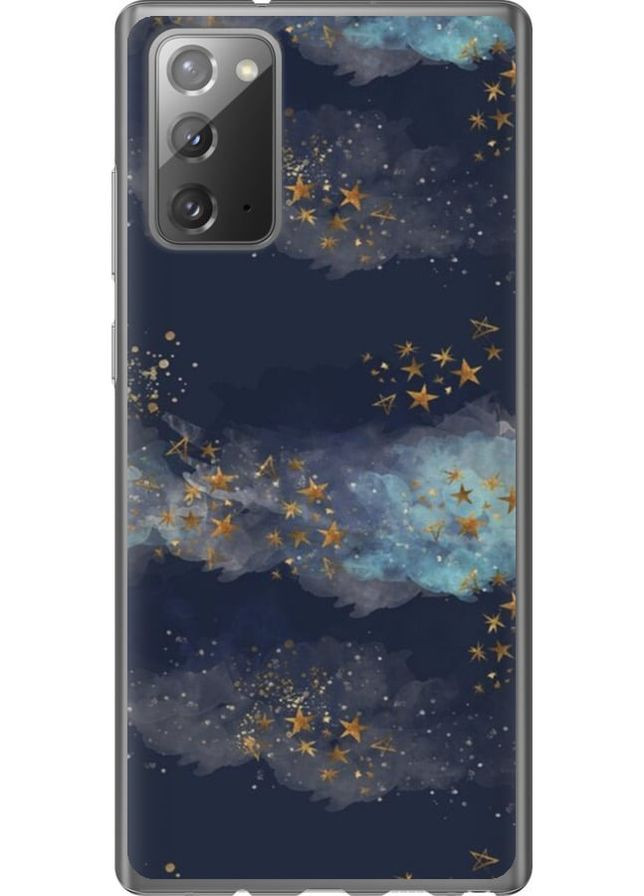 Силіконовий чохол 'Ніч золоті зірки' для Endorphone Samsung Galaxy Note 20 (276312029)