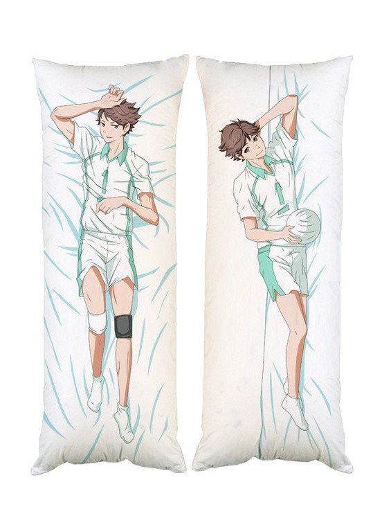 Подушка дакімакура Тору Оікава з аніме Волейбол декоративна ростова подушка для обіймання 30*60 No Brand (258995469)