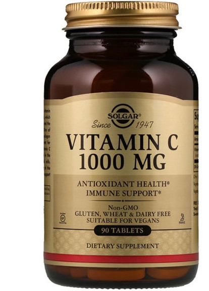 Vitamin C 1000 mg 90 Veg Tabs SOL-03275 Solgar (256721519)