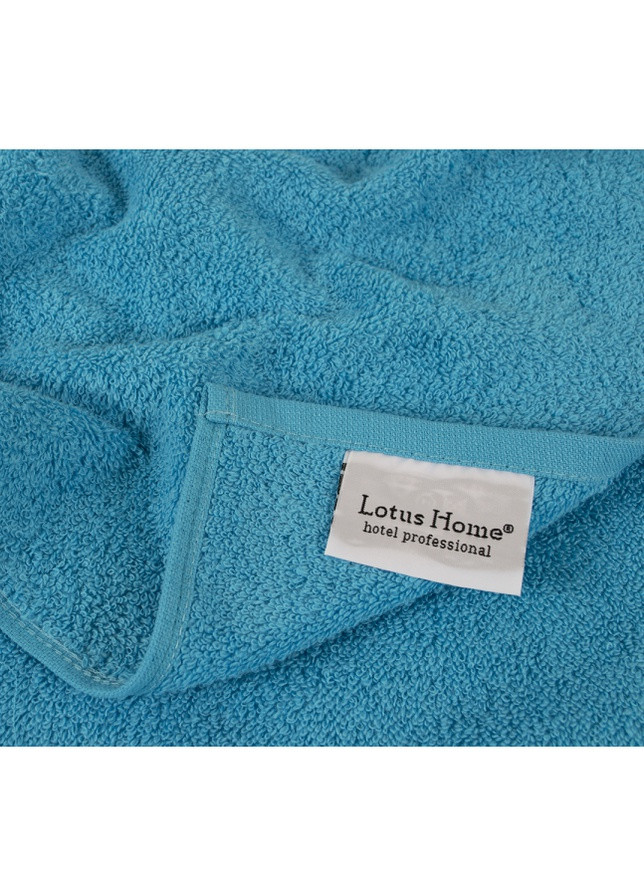 Lotus полотенце home - hotel basic голубой 70*140 однотонный голубой производство - Турция