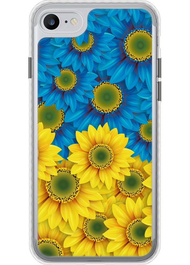 Чохол Bumper чохол 'Жовто-блакитні квіти ' для Endorphone apple iphone se 2020 (258567503)