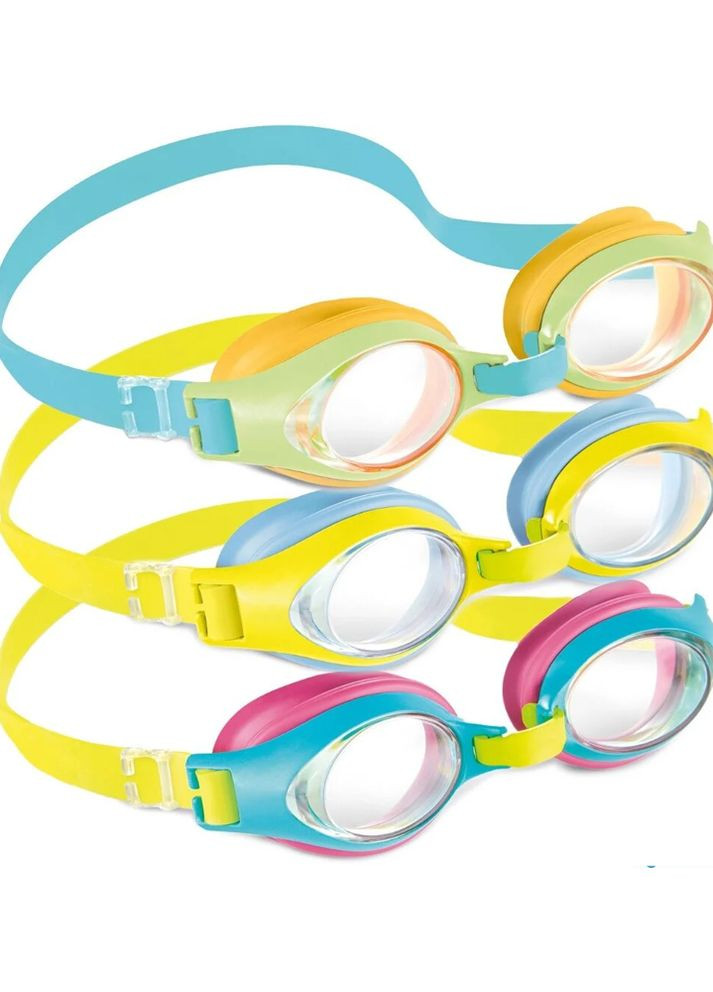 Очки для плавания цвет разноцветный ЦБ-00220827 Intex (261404469)
