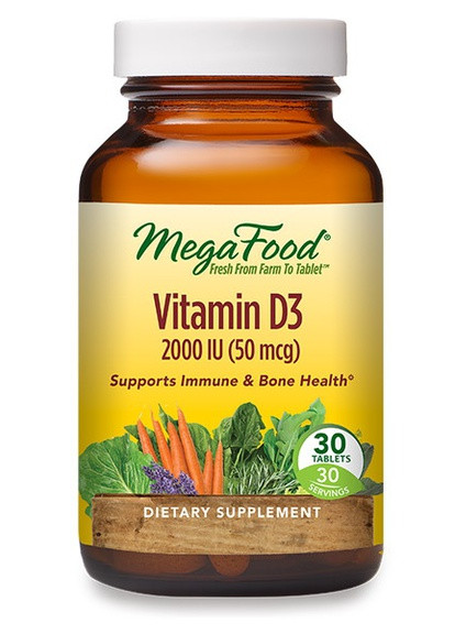 Vitamin D3, 2000 IU 30 Tabs MegaFood (256723269)