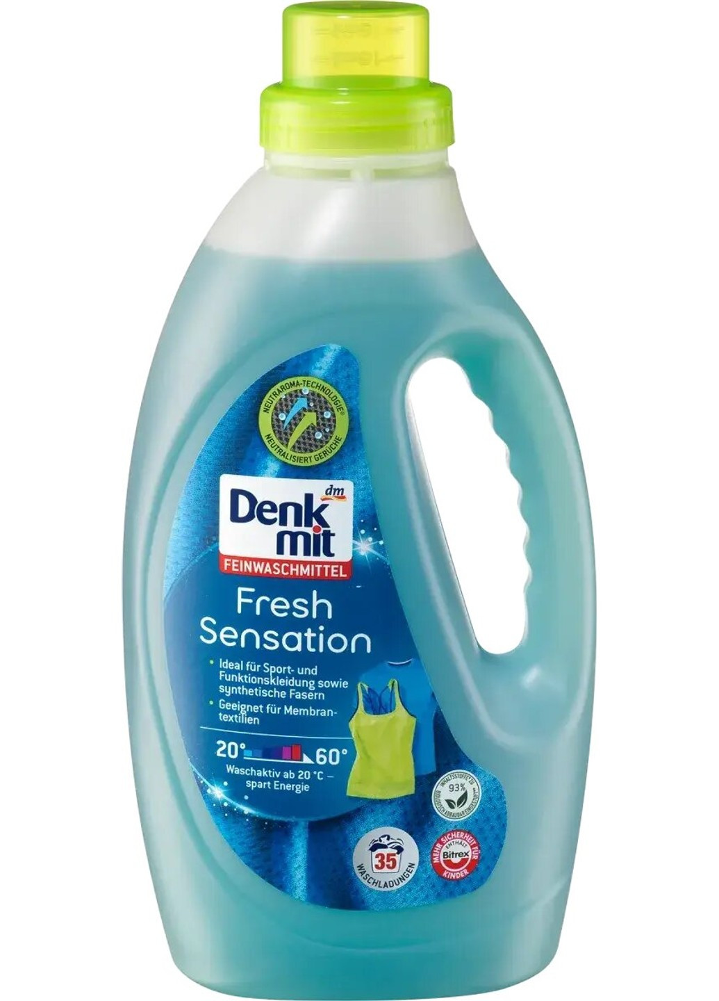 Гель для прання Fresh Sensation для мембранної тканини 1.5 л Denkmit (261555756)