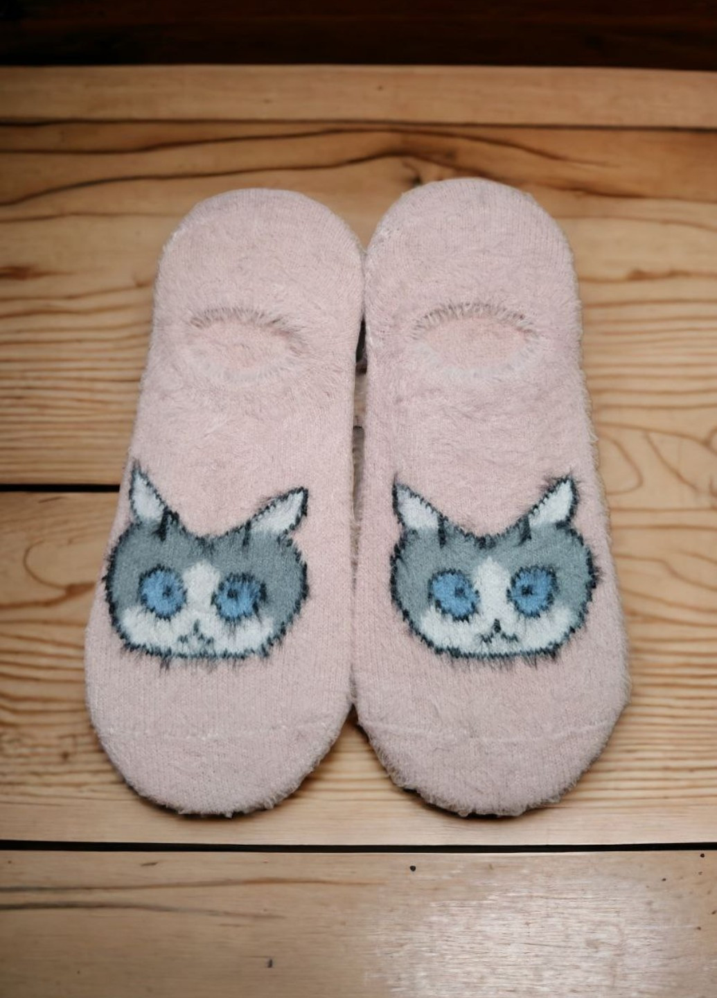 Жіночі шкарпетки сліди з кашеміром норки Funny Cat Корона (275992958)
