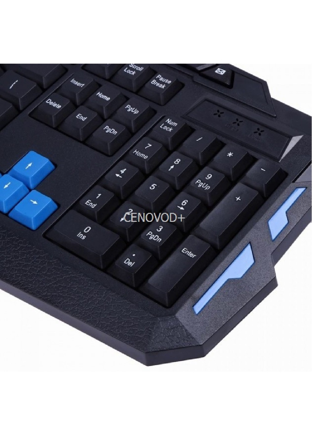 Комплект набор беспроводная игровая компьютерная клавиатура и мышка геймерская (457778) Unbranded (256704811)