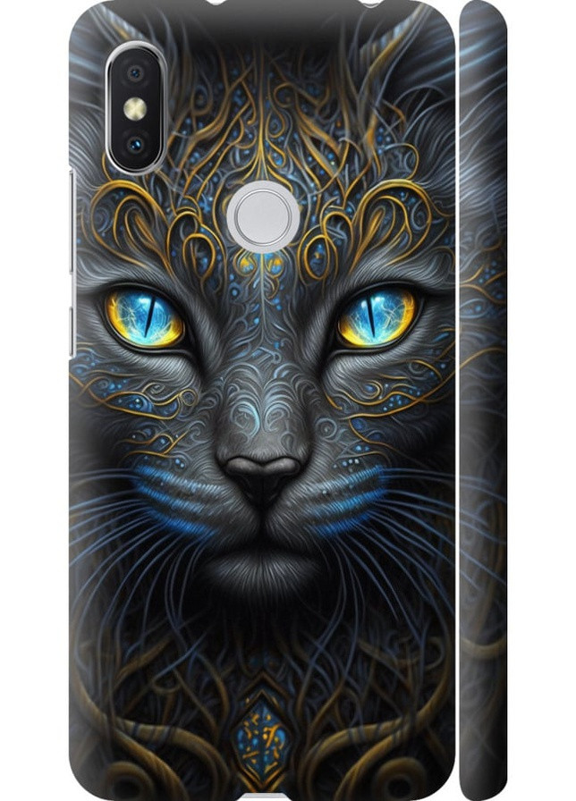 3D пластиковый матовый чехол 'Кошка' для Endorphone Xiaomi Redmi S2 (257829833)