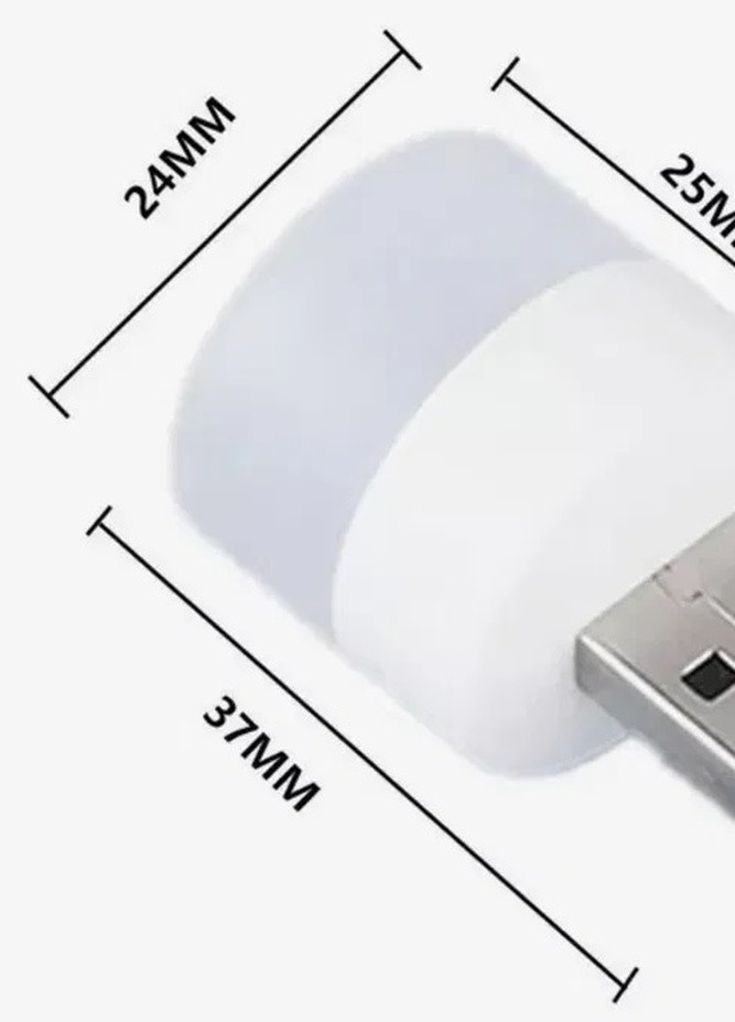 USB LED Лампочка 1W / 5В, Портативна світлодіодна Міні USB лампа для павербанка Martec (256900205)