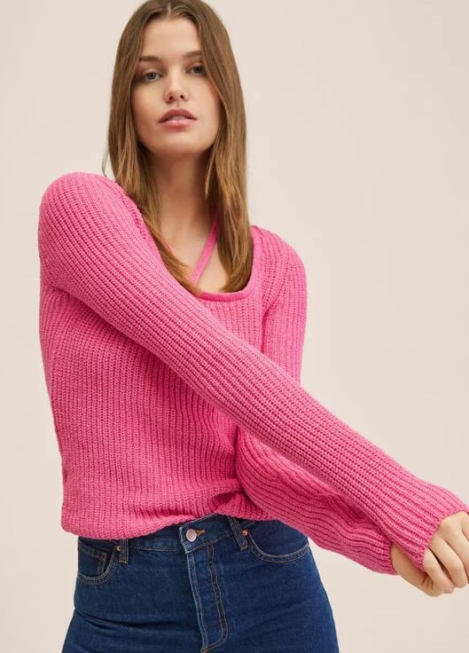 Рожевий светр Mango
