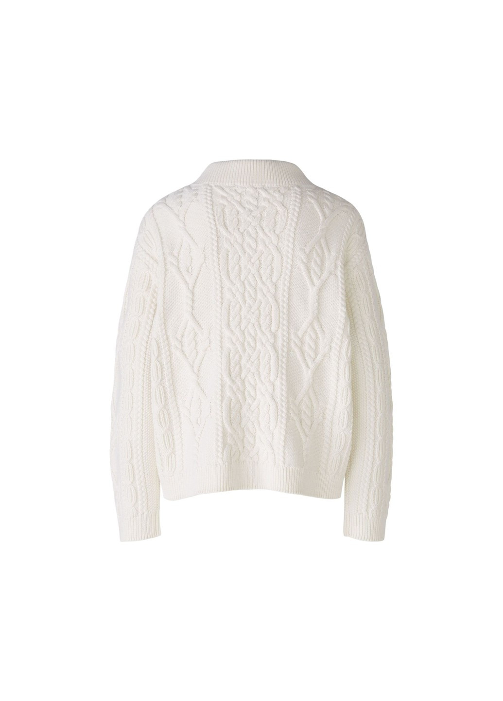 Белый демисезонный женский свитер 86040 1018 белый 46 джемпер Oui