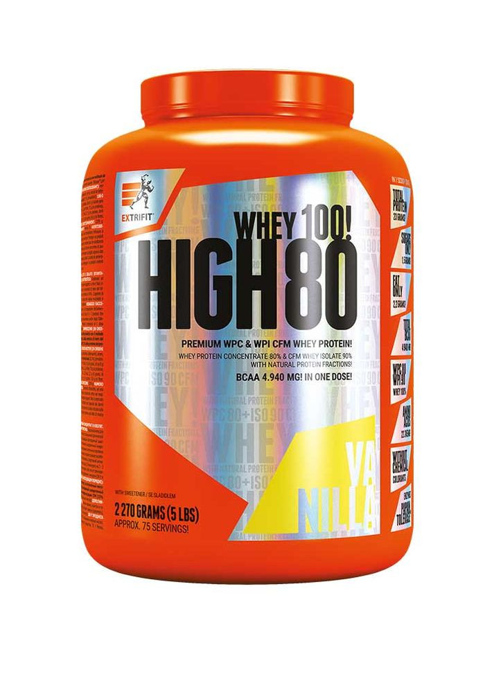 Протеин High Whey 80 2270 g (Vanilla) Extrifit (264074356)