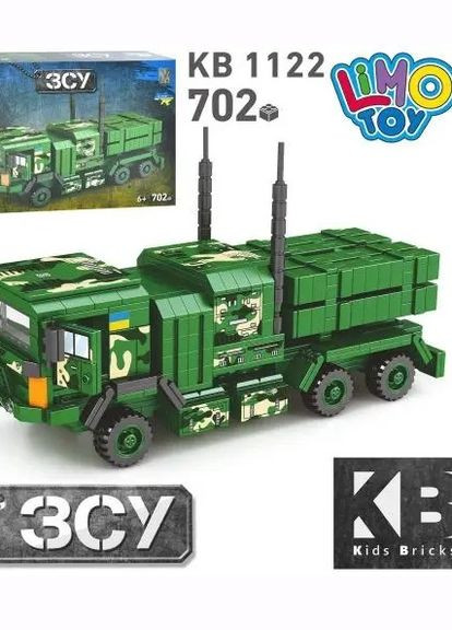 Конструктор для мальчиков ЗСУ Пусковая установка, 702 детали (KB 1122) Limo Toy (269362985)
