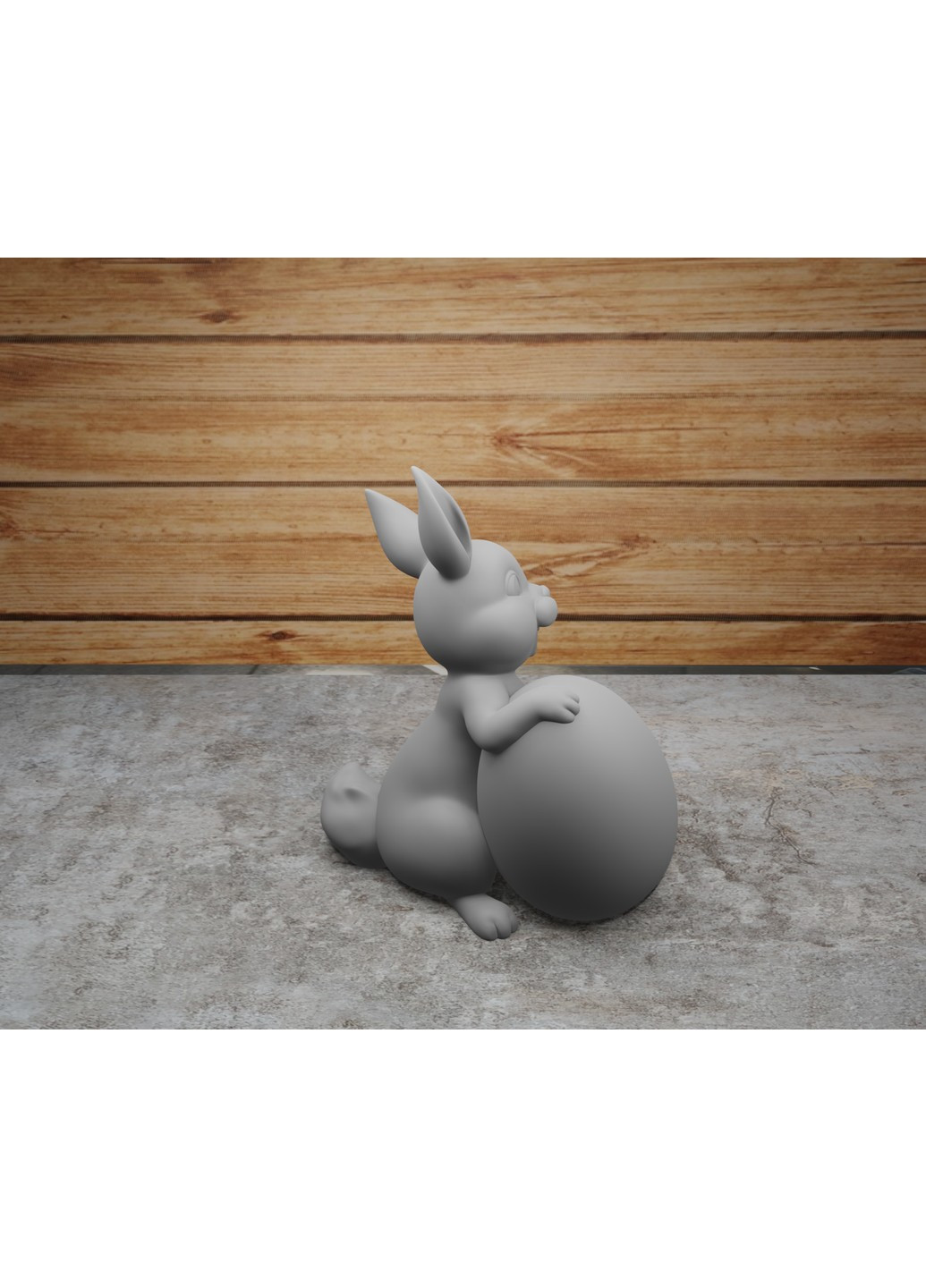 Cтатуэтка Пасхальный кролик с яйцом ЗаСвіт (261555259)