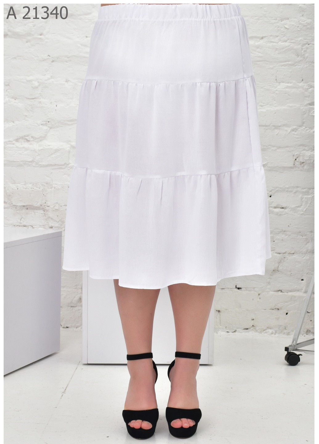Жіноча літня юбка великого розміру SK (259184327)