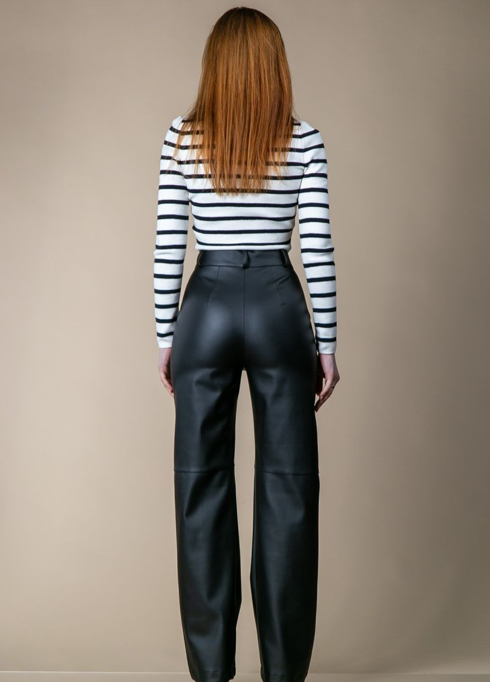 Черные классические, повседневный, кэжуал демисезонные прямые брюки CHICLY