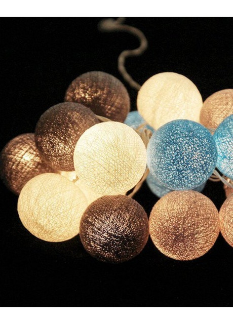 Гирлянда тайские фонарики CBL Snowy peak 35 шариков от USB, 4м Cotton Ball Lights (257960488)