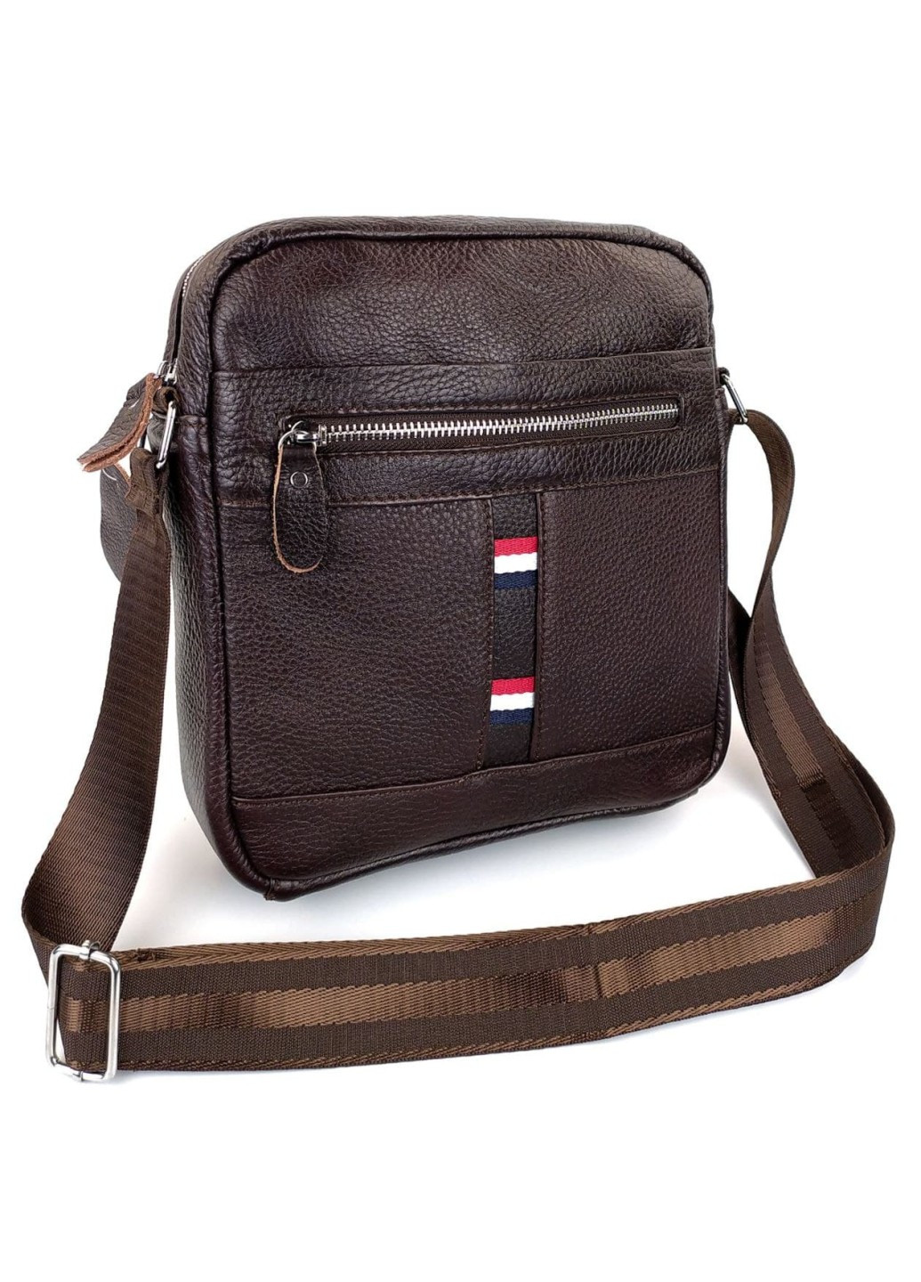 Современная сумка из кожи для парней NS8215-2 коричневая JZ (259578224)
