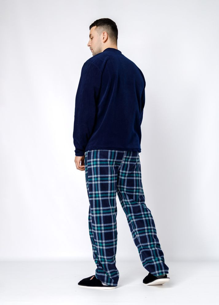 Чоловіча піжама колір темно-синій ЦБ-00234917 LINDROS (269237003)