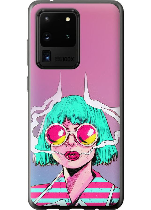 Силіконовий чохол 'Поп арт дівчина' для Endorphone Samsung Galaxy S20 Ultra (276194169)