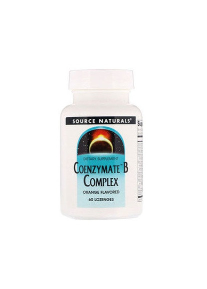 Coenzymate B Complex 60 Lozenges Orange Flavored Source Naturals (257342569)