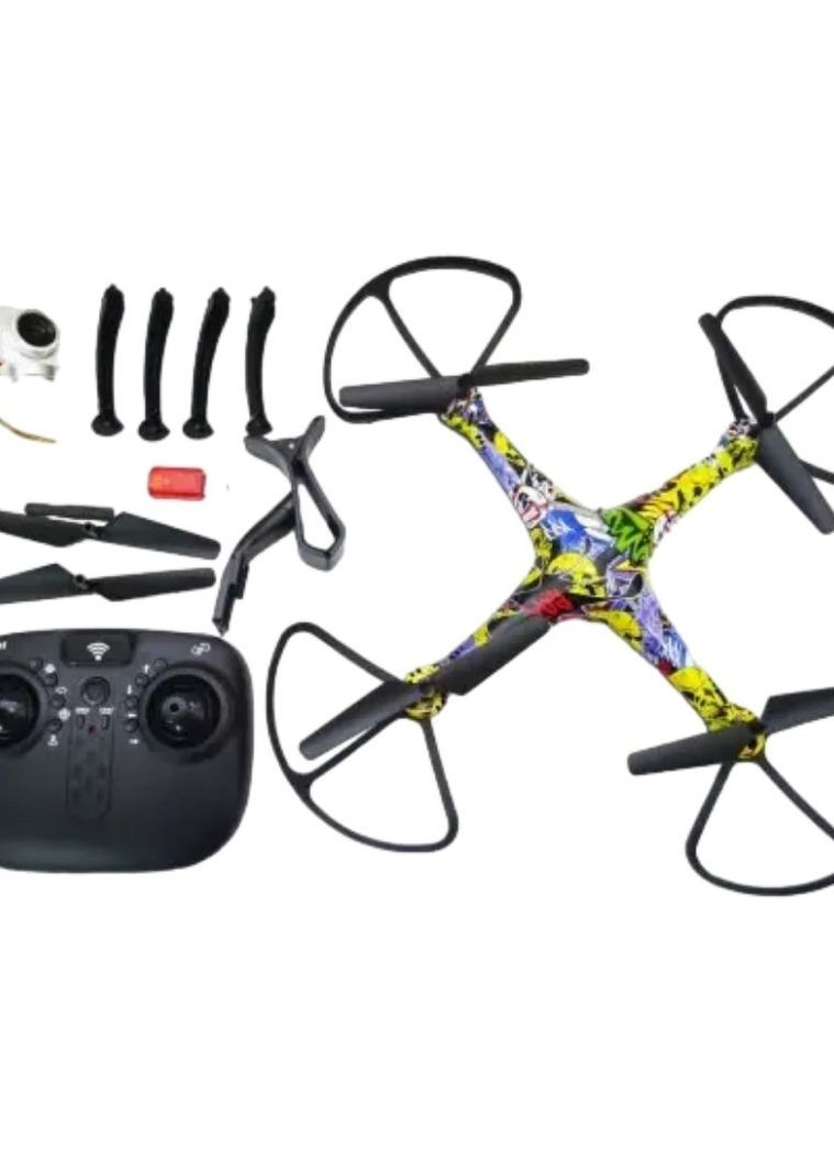 Квадрокоптер Pioneer CD622/623W WiFi(24) з камерою стабілізаційна система чорний(MER-14200_1032) XPRO (261330235)