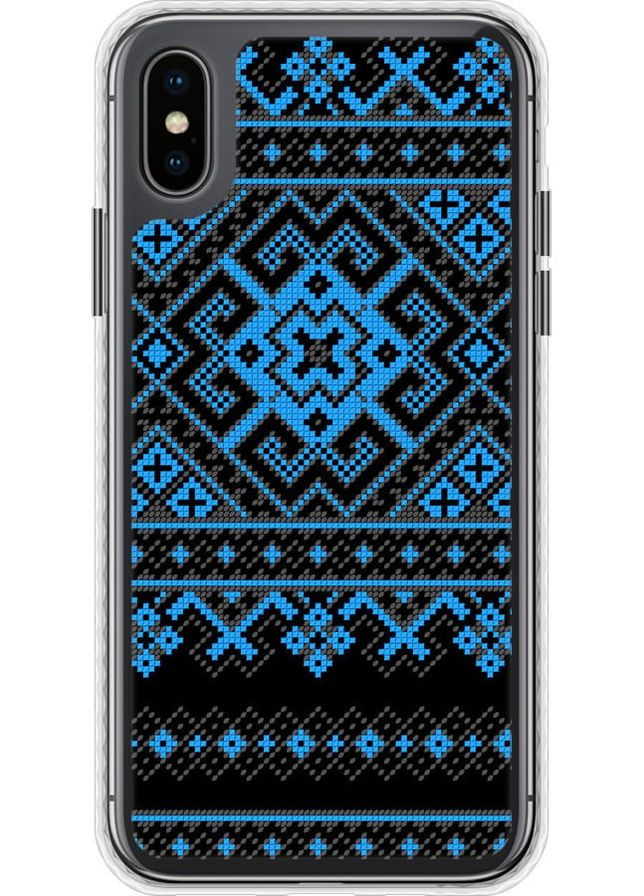 Чехол Bumper чехол 'Вышиванка 44' для Endorphone Apple iPhone XS (269360651)