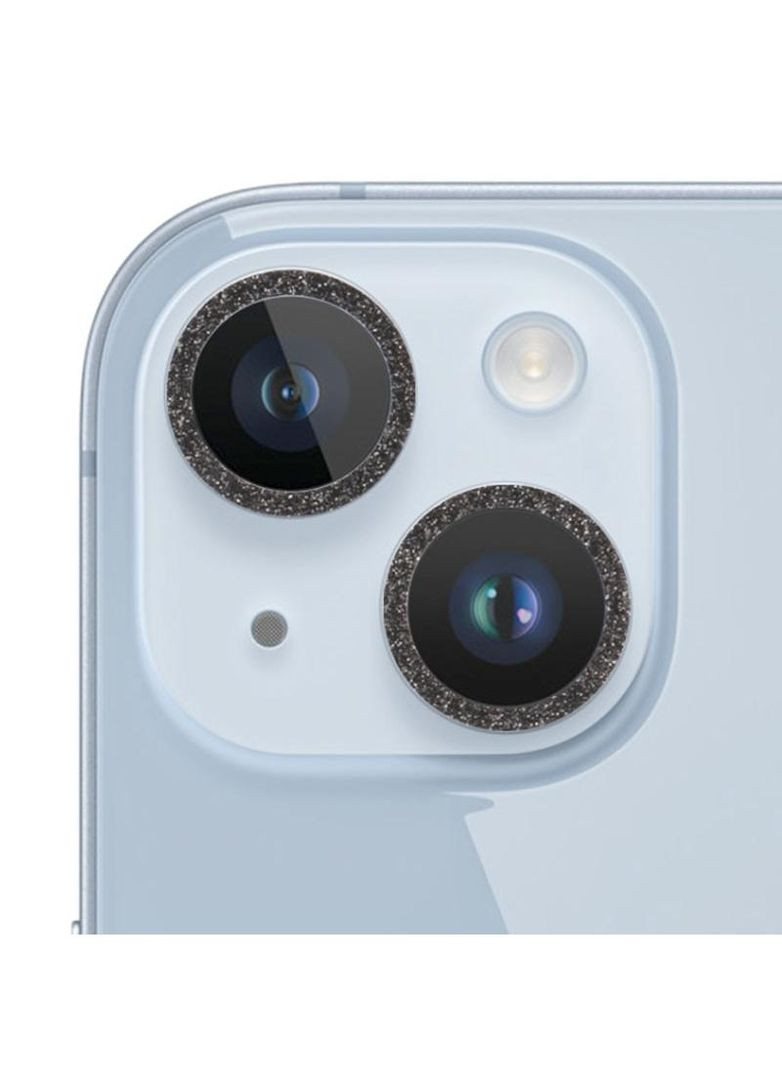 Защитное стекло Metal Sparkles на камеру (в упак.) для Apple iPhone 15 (6.1") Epik (263135960)