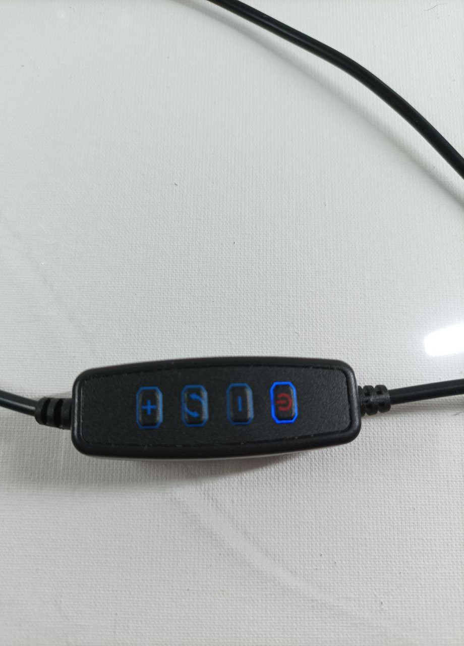 Регулируемая металлическая LED лампа USB с 3 цв. темп. и 10 ур. освещ. на прищепке, 80 LED, чорная No Brand (258472177)