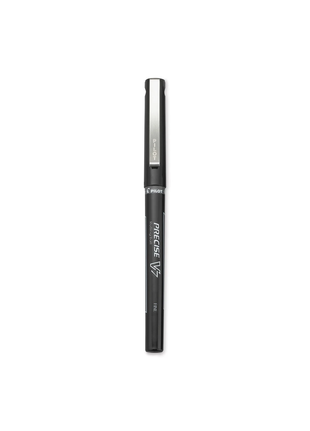 Набор черных ручек 12 шт Precise V7 Rolling Ball, Extra Fine 0.7 мм (35346) Pilot (266701710)