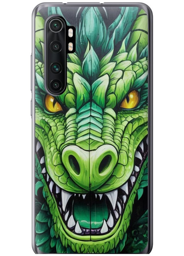 Силиконовый чехол 'Зелёный дракон' для Endorphone Xiaomi Mi Note 10 Lite (275458351)