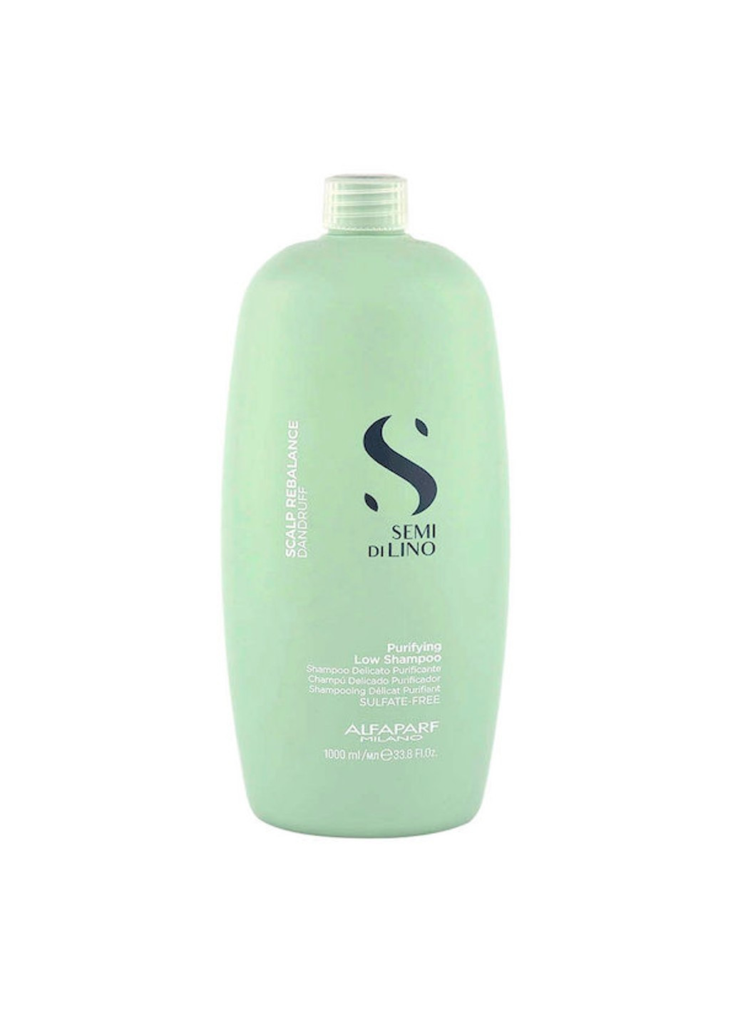 Шампунь для волос против перхоти Milano Semi Di Lino Scalp Rebalance Purifying Low Shampoo 1000 мл Alfaparf (276384944)