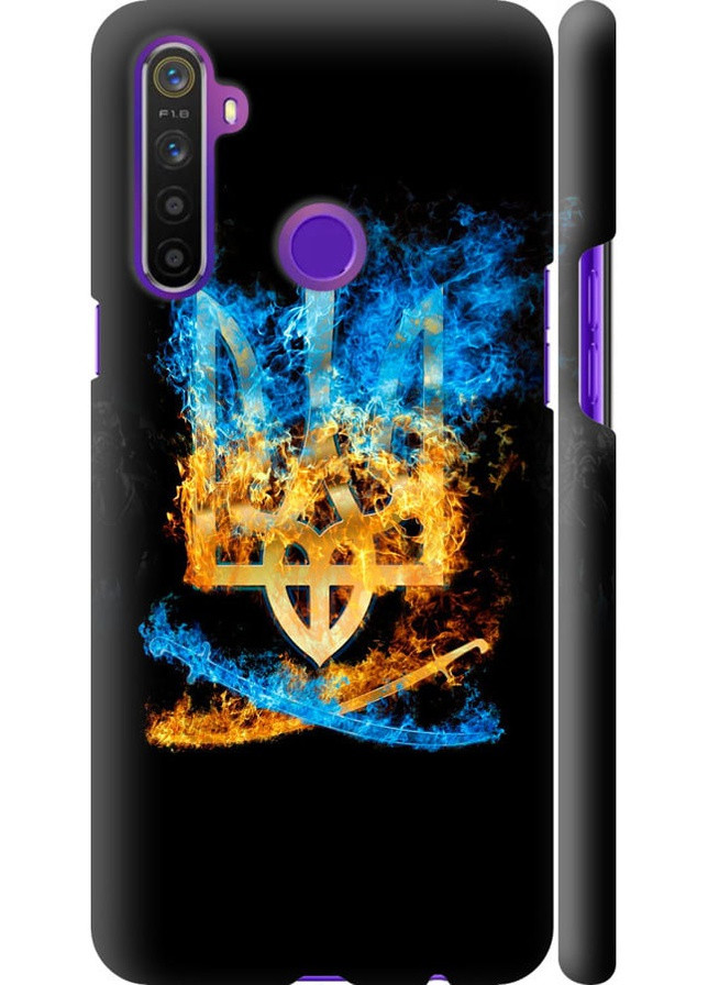 3D пластиковый матовый чехол 'Герб' для Endorphone Realme 6i (257902674)