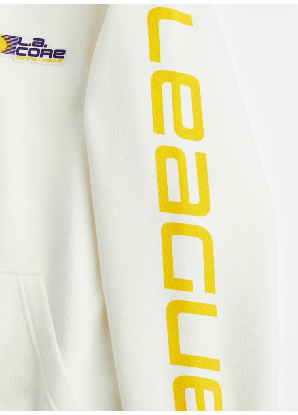 Белый мужское худи (55620) s белое H&M (261762897)